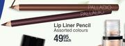 Palladio Lip Liner Pencil Assorted Colours-Each