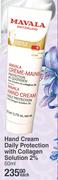 Mavala Hand Cream Daily Protection With Collagen Solution 2%-50ml Each