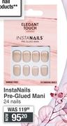 Elegant Touch Insta Nails Pre Glued Mani 24 Nails