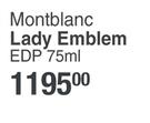 Montblanc Lady Emblem EDP-75ml