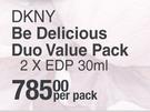 DKNY Be Delicious Duo Vaule Pack-2xEDP 30ml Per Pack