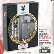 Play Girl VIP Gift Set EDT 50ml Plus Free Perfumed Body Spray 90ml