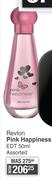 Revlon Pink Happiness EDT Assorted-50ml