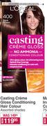 L'Oreal Paris Casting Creme Gloss Conditioning Hair Colour (Assorted Shades)