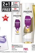 Pantene Shampoo 360ml Or Conditioner 400ml Assorted-Each