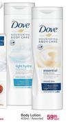 Dove Body Lotion Assorted-400ml Each