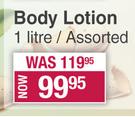 Nature's Nourishment Body Lotion Assorted-1Ltr 