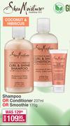 Shea Moisture Shampoo Or Conditioner 237ml Or Smoothie 170g-Each