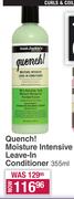 Aunt Jackie's Quench! Moisture Intensive Leave In Conditioner-355ml