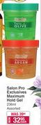 Salon Pro Exclusives Maximum Hold Gel Assorted-236ml Each