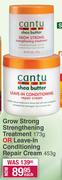 Cantu Grow Strong Strengthening Treatment 173g Or Leave In Conditioning Repair Cream 453g-Each