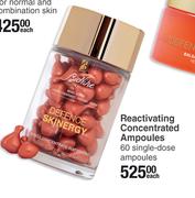 Bionike Defence Skinergy Reactivating Concentrated Ampoules 60 Single Dose Ampoules-Each