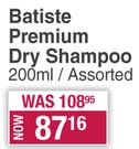 Batiste Premium Dry Shampoo Assorted-200ml