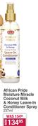 African Pride Moisture Miracle Coconut Milk & Honey Leave-In Conditioner Spray-237ml