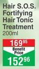 Natur Vital Hair S.O.S. Fortifying Hair Tonic Treatment-200ml