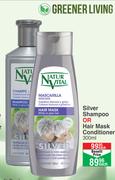 Natur Vital Silver Shampoo Or Hair Mask Conditioner 300ml Each