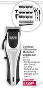 Wahl Cordless Lithium-Ion Multi-Cut Clipper Kit 332273