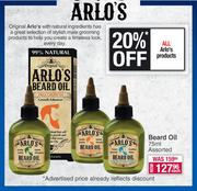 Arlo's Beard Oil Assorted-75ml Each