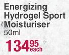 Nutri Men Energizing Hydrogel Sport Moisturiser-50ml Each