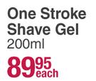 Nivea Men Sensitive One Stroke Shave Gel-200ml Each