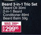 Clubman Pinaud Beard 3 In 1 Trio Set