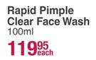 Nivea Men Deep Rapid Pimple Clear Face Wash-100ml Each