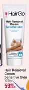 HairGo Hair Removal Cream Sensitive Skin-125ml Each