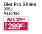 NPL Diet Pro Shake Assorted-908g