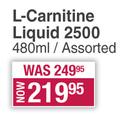NPL L-Carnitine Liquid 2500 Assorted-480ml