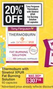 Tony Ferguson Thermoburn With Sinetrol XPUR Fat Burning Solution 60 Capsules