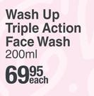 Young Solution Wash Up Triple Action Face Wash-200ml Each