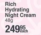 Cetaphil Rich Hydrating Night Cream-48g Each