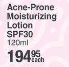 Cetaphil Acne Prone Moisturizing Lotion SPF30-120ml Each
