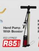 Hand Pump With Booster