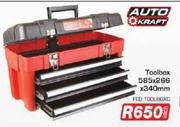 Auto Kraft Toolbox 585x266x340mm