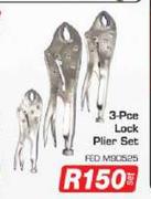3 Pce Lock Plier Set