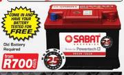 Sabat Powertech Auto Batteries-Each