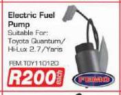 Electric Fuel Pump(Suitable For: Toyota Quantum/Hi-Lux 2.7/Yaris) FEMT0Y110120