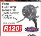 Femo Fuel Pump(Suitable For Toyota Corolla/Conquest 1300 2E Eng) FEM2044FP