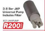 3.8 Bar JAP Universal Pump Includes Filter ECTUNVPUMP