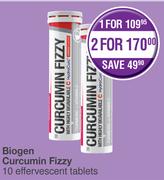 Biogen Curcumin Fizzy-For 1 x 10 Effervescent Tablets