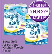 Snow Soft All Purpose Kitchen Towels-For 1 x 2's