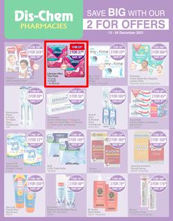 Dis-Chem : Save Big With Our 2 For Offers (13 December - 26 December 2021), page 1