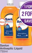 Savlon Antiseptic Liquid-For 2 x 750ml 