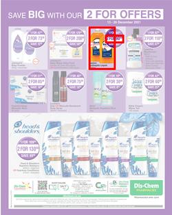 Dis-Chem : Save Big With Our 2 For Offers (13 December - 26 December 2021), page 2