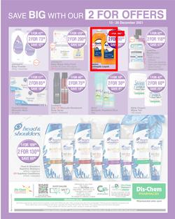 Dis-Chem : Save Big With Our 2 For Offers (13 December - 26 December 2021), page 2
