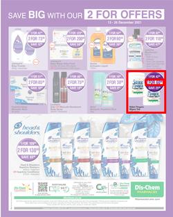 Dis-Chem : Save Big With Our 2 For Offers (13 December - 26 December 2021), page 2