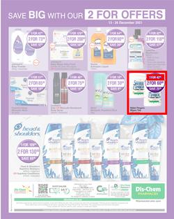 Dis-Chem : Save Big With Our 2 For Offers (13 December - 26 December 2021), page 2
