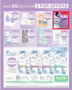 Dis-Chem : Save Big With Our 2 For Offers (13 December - 26 December 2021), page 2