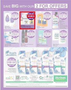 Dis-Chem : Save Big With Our 2 For Offers (13 December - 26 December 2021), page 2